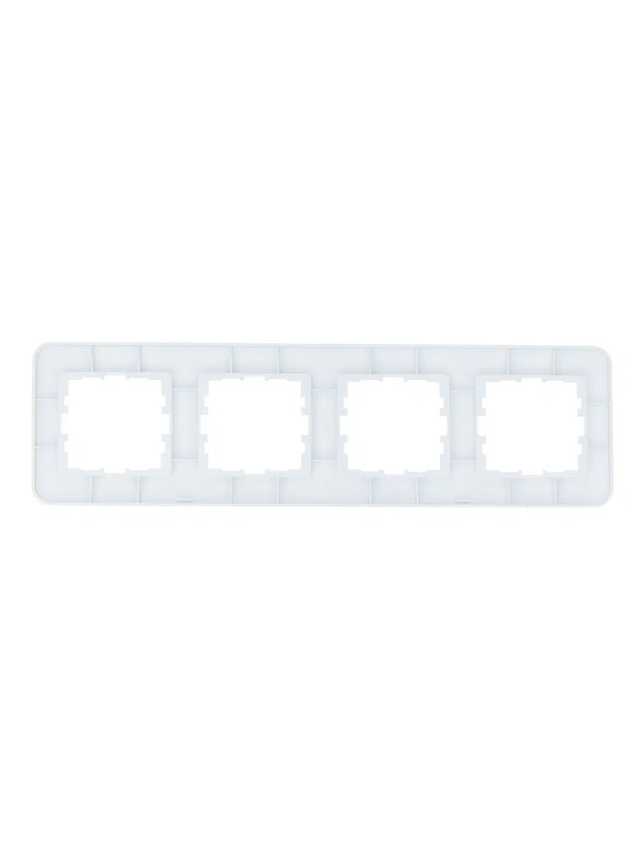 ASTI Рамка 4-ая горизонтальная б/вст белая LEZARD 7081-0200-149 - Вид №2