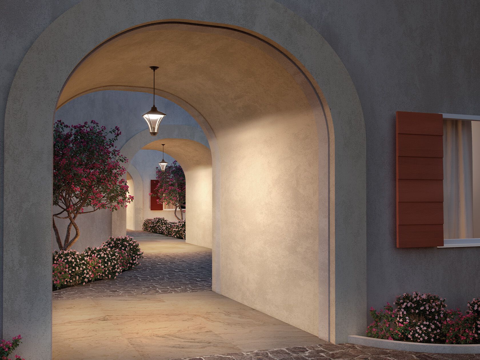 Алюминий и поликарбонат LED открытый подвесной светильник [LND] общие ARCH-00042727 - Вид №1