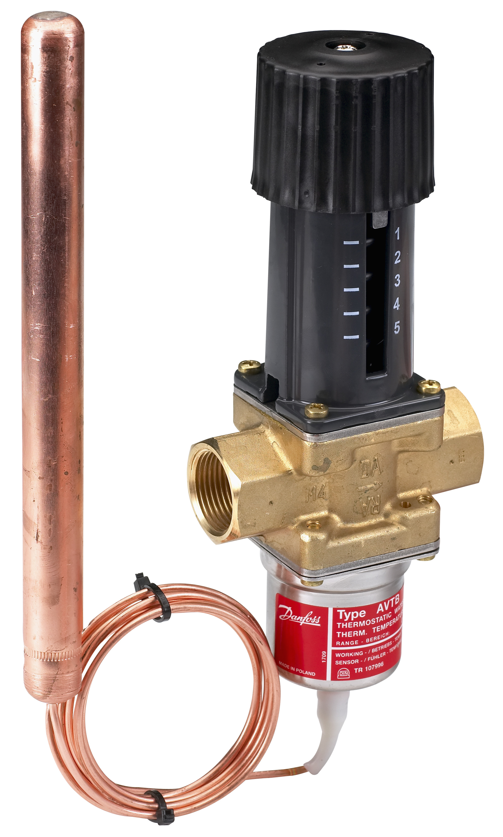 Danfoss Регулятор температуры AVTB Р-р темп.AVTB PN16 20/3,420-60/2M/н.р. 003N5115  - Вид №13