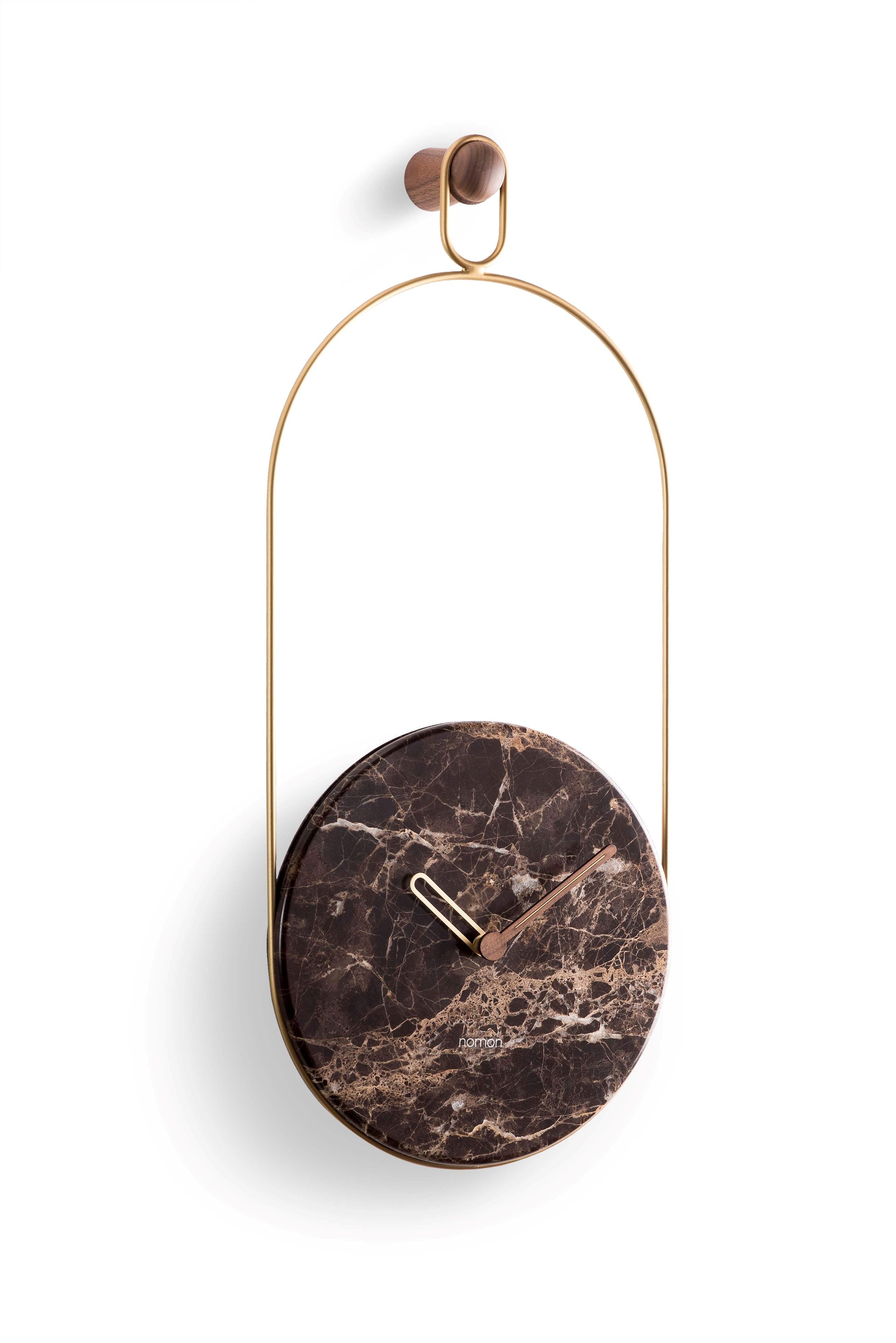 Настенные мраморные часы Dark Emperador NOMON Pendulums ARCH-00030399 - Вид №4