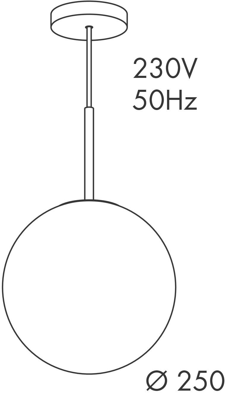 LUNOO Подвесной светильник с галогеном прямого света в стекле sun-id-1438851 - Вид №2