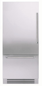 KCZCX 20901L 1 ХОЛОДИЛЬНИК СО ВСТРОЕННОЙ МОРОЗИЛЬНОЙ КАМЕРОЙ С ДВЕРЦАМИ ИЗ НЕРЖАВЕЮЩЕЙ СТАЛИ 90 СМ KitchenAid