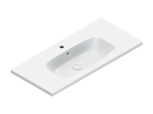 Одиночный прямоугольный умывальник