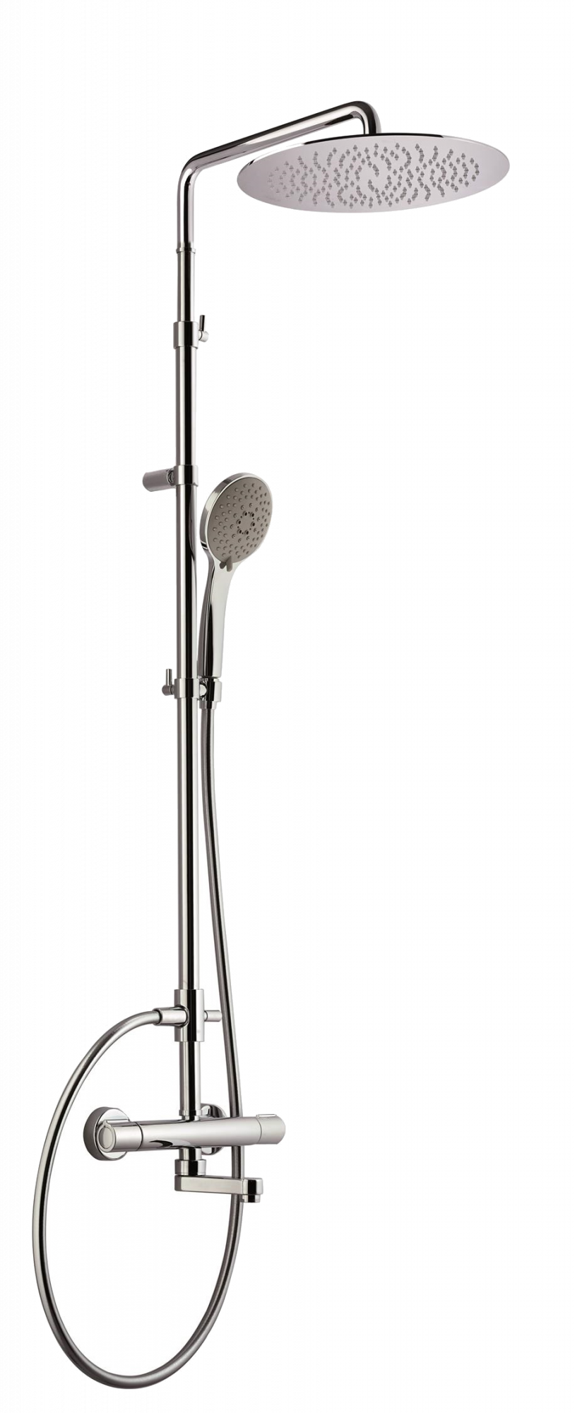 01-1872-N-CR CARIMALI Rigoletto телескопическая с изливом, душевая лейка MySlim 