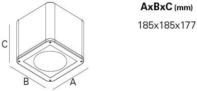 INDELAGUE | ROXO Lighting Светодиодный уличный потолочный светильник Alpine sun-id-1373779 - Вид №2