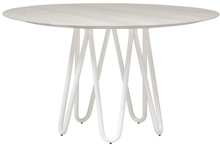 Casamania & Horm Круглый стол из металла и дуба Meduse sun-id-1388670 - Вид №3