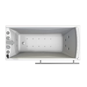 Гидромассаж "Релакс Chrome" на ванну Вега (двигатель 750 Вт, джет Глори - 6 шт.)