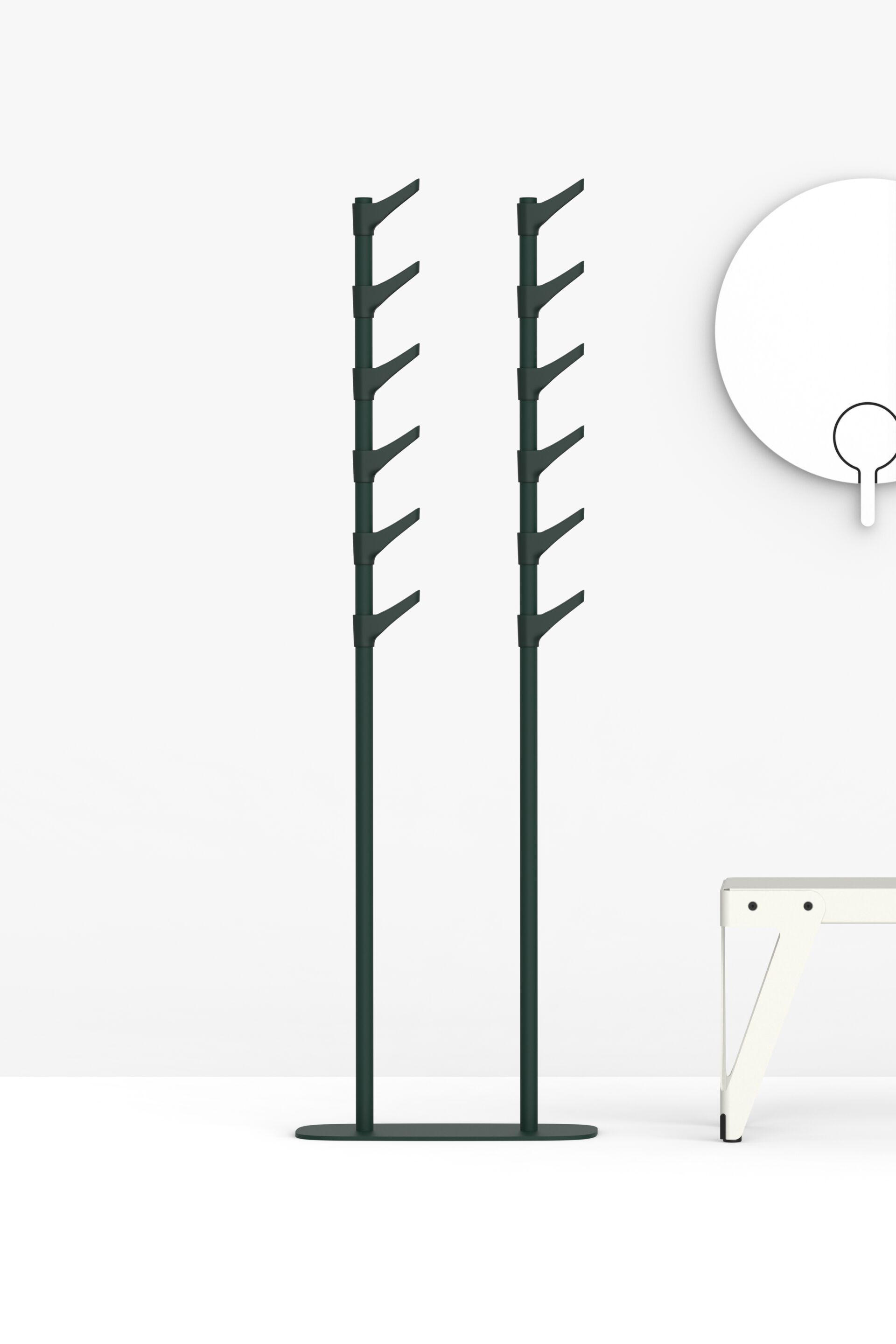 Стальная и пластиковая напольная вешалка FUNCTIONALS слайд ARCH-00035040 - Вид №4