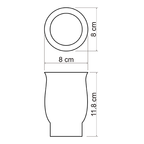 C184 Стакан WasserKRAFT  - Вид №1