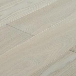 Паркетная доска Amber Wood Белый Ясень с брашью (Текстурированная) 1860х189 мм.