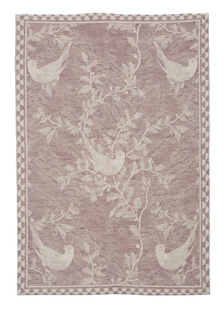 LEI_159_54 Полотенце кухонное 50/70 сиреневый 50% лен 50% хлопок жаккард LEITNER Santreyd 