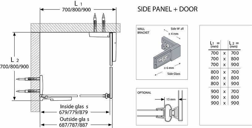 686188 Несъемная душевая стенка IFO Stella, Душевая стенка IFO Stella 1200 - Вид №7