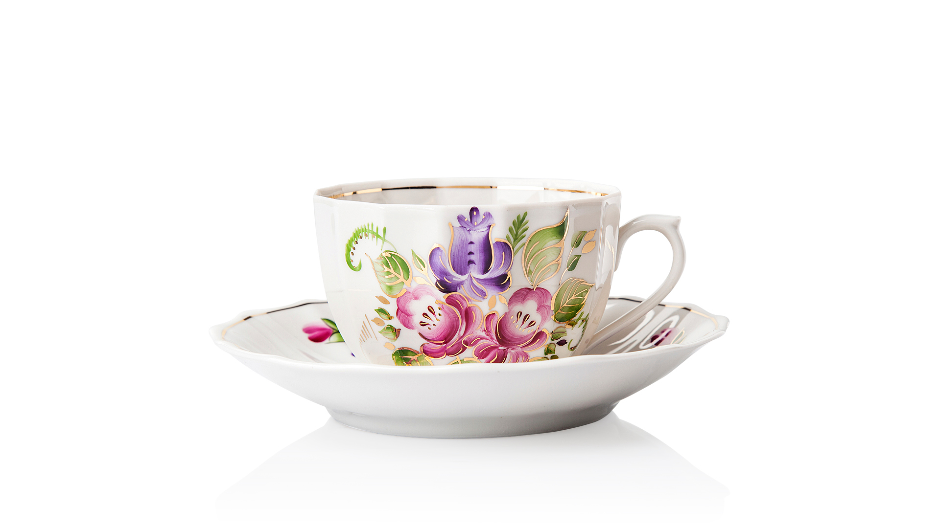 10617386 Мануфактуры Гарднеръ в Вербилках Сервиз чайный 6/15 "Елена" Фарфор, Керамика  - Вид №4