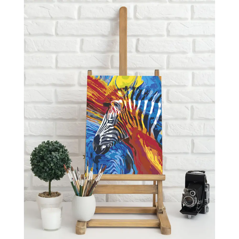 Картина по номерам Радужная Африка 40х50 см FBRUSH STLM-2027331 - Вид №2