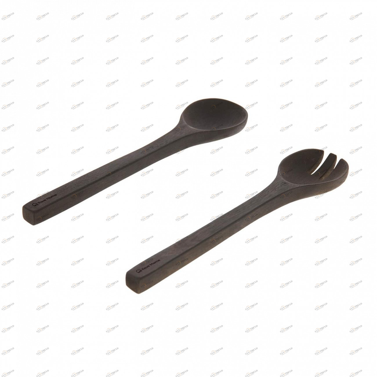 Лопатка деревянная для салата, черное дерево Djene от La Forma, 2 штуки LA FORMA DJENE 00-3865064 Коричневый 