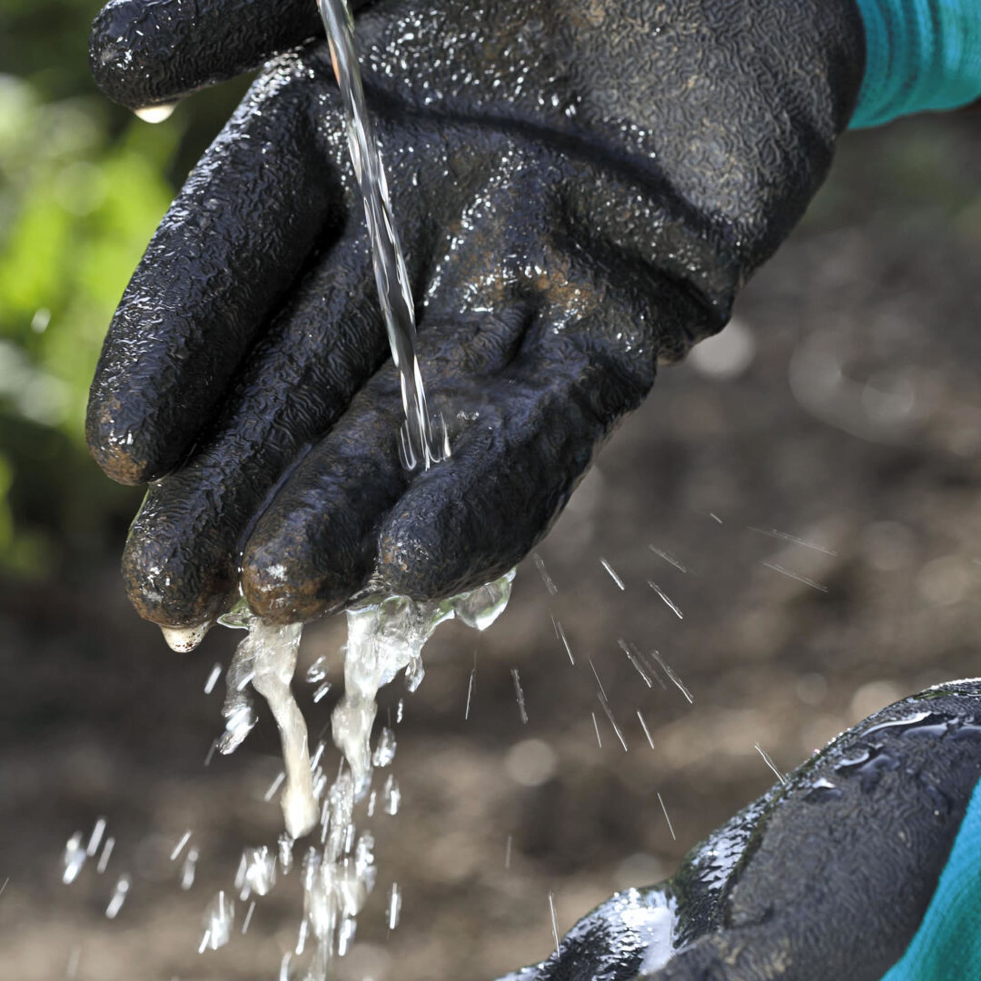 88737492 Перчатки нейлоновые с латексом Gardena размер 7 Santreyd  - Вид №2