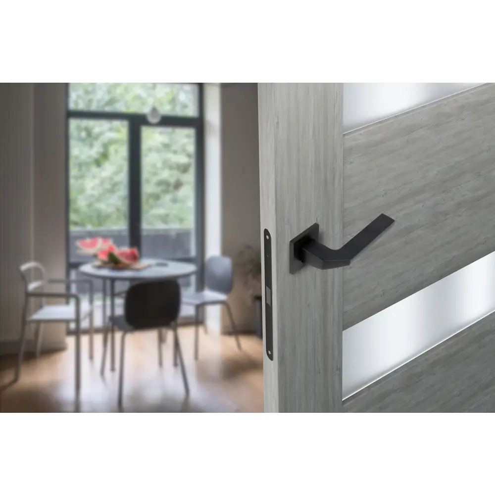 Дверные ручки EDSON EDS-132B-Q2 в элегантном черном исполнении 85170367 STLM-0059385 - Вид №6