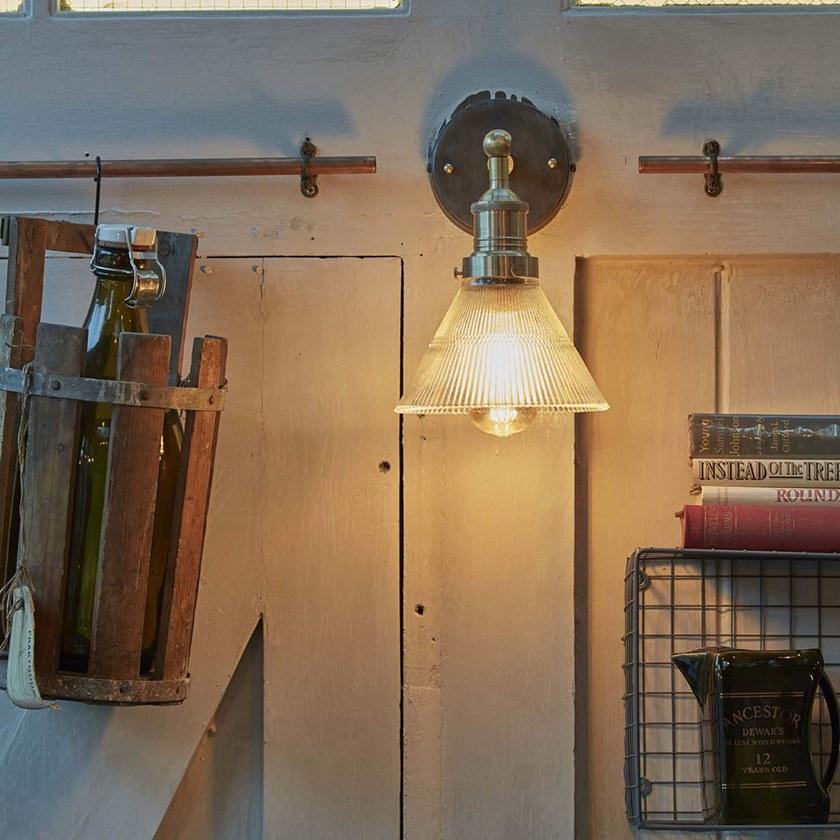 Industville Настенный светильник из латуни и стекла Brooklyn Br-glfwl7 - Вид №3