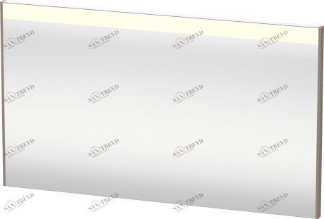 BR700404343 Brioso Зеркало с подсветкой Базальт матовый, декор Duravit