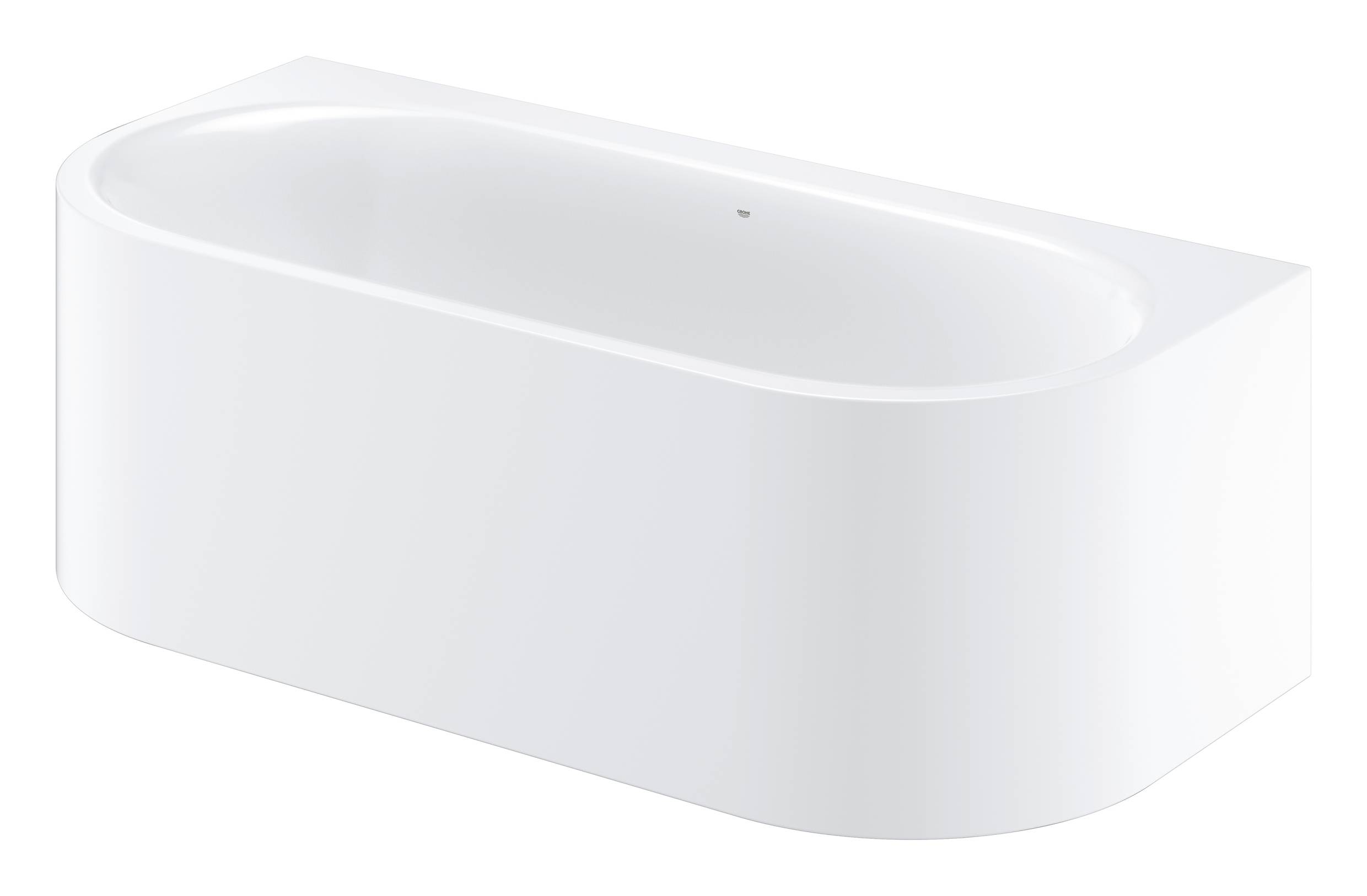 Ванна GROHE Essence, пристенная с грязеотталкивающим покрытием, 180 х 80 х 57,5 см, альпин-белый (3964900H) - Вид №1