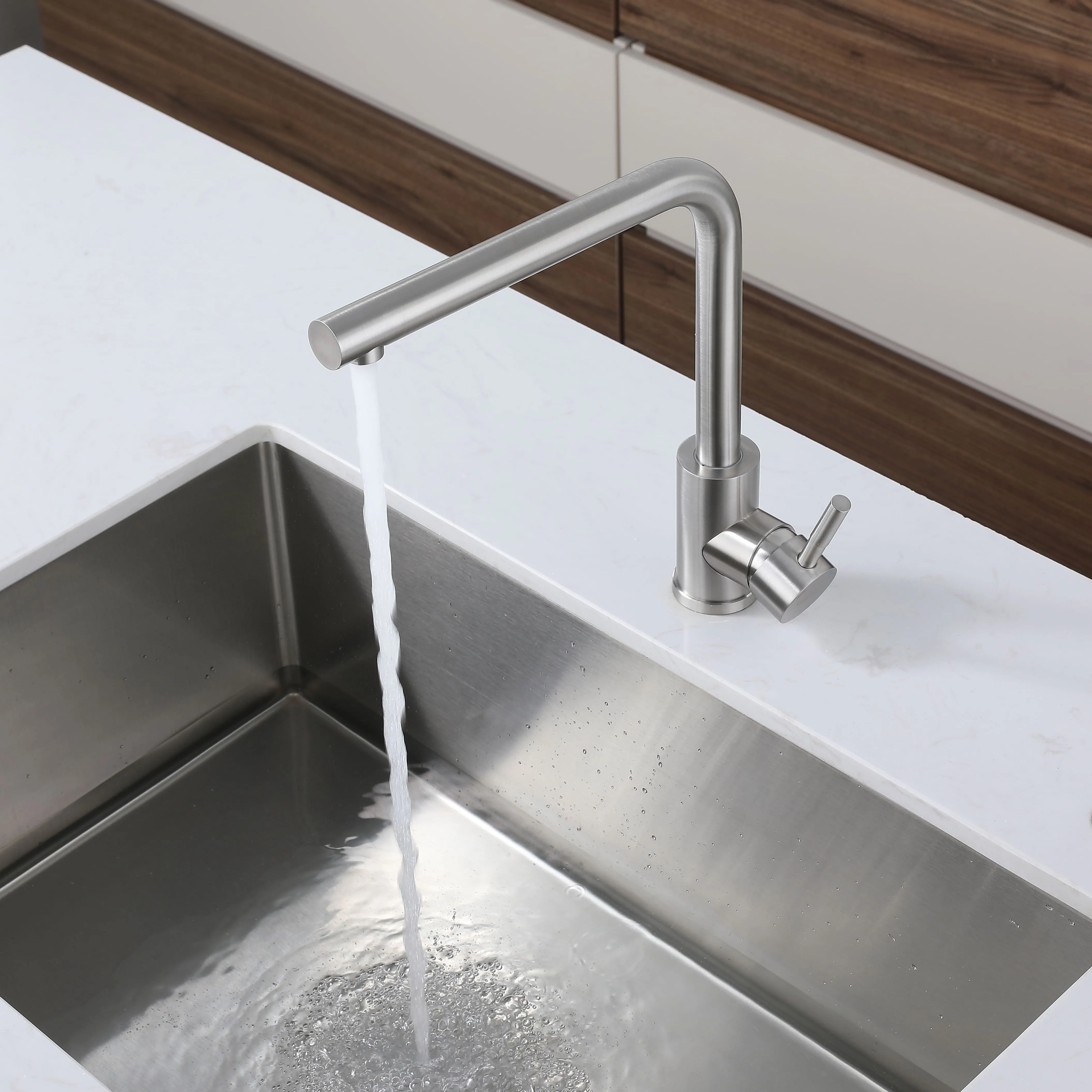 Кухонный смеситель Z-5411 черный GranFest QUARZ - Вид №2