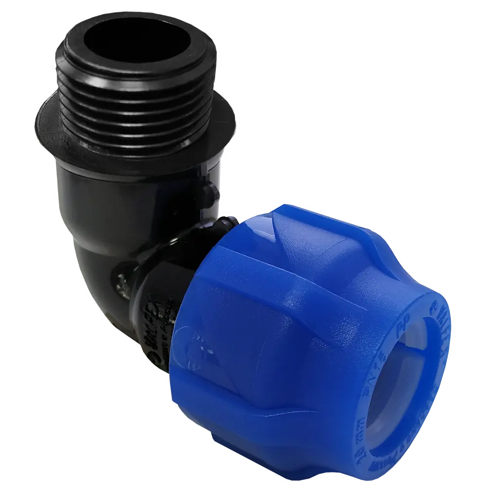 Отвод комбинированный 90° ПНД Valfex 1 1/4"x63 мм НР 85457871 STLM-2129843 