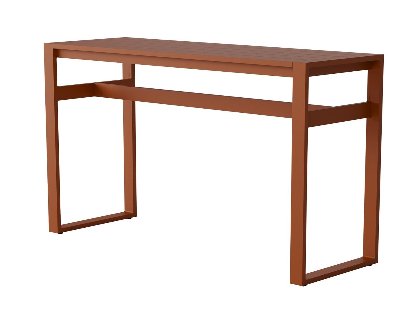 Высокий прямоугольный алюминиевый стол с порошковым покрытием Case Eos ARCH-00082338 - Вид №2