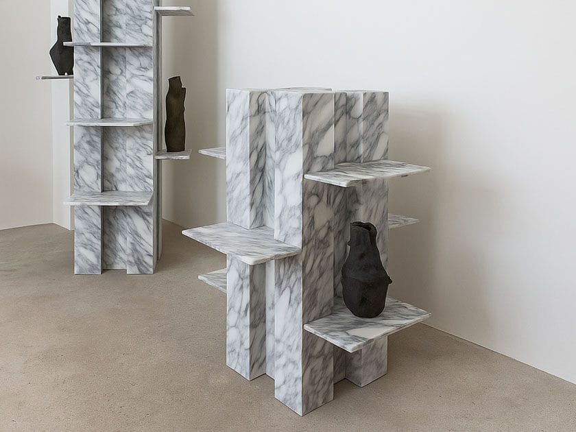 Отдельно стоящий мраморный книжный шкаф Studio IB Milano ORTHOGONALS ARCH-00085983