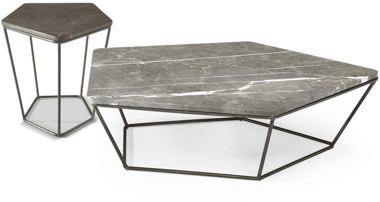 Natuzzi Низкий мраморный журнальный столик sun-id-1500546 - Вид №4