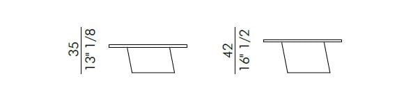 Керамический круглый журнальный столик с металлическим основанием EFORMA Dorado ARCH-00050058 - Вид №3