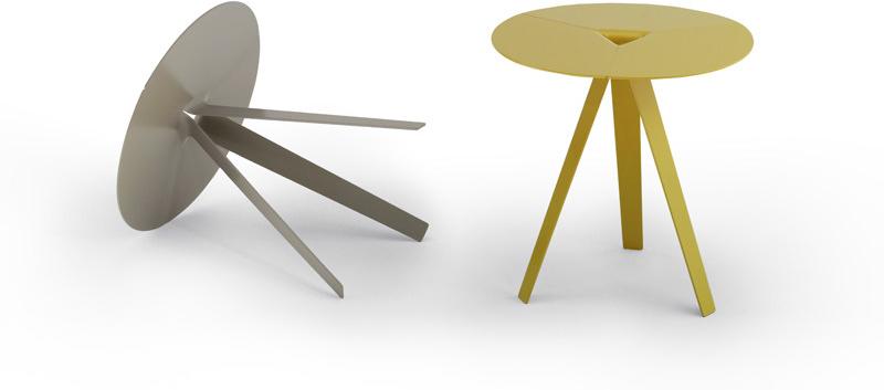 Kendo Mobiliario Круглый журнальный столик из лакированного металла sun-id-1353468 - Вид №4