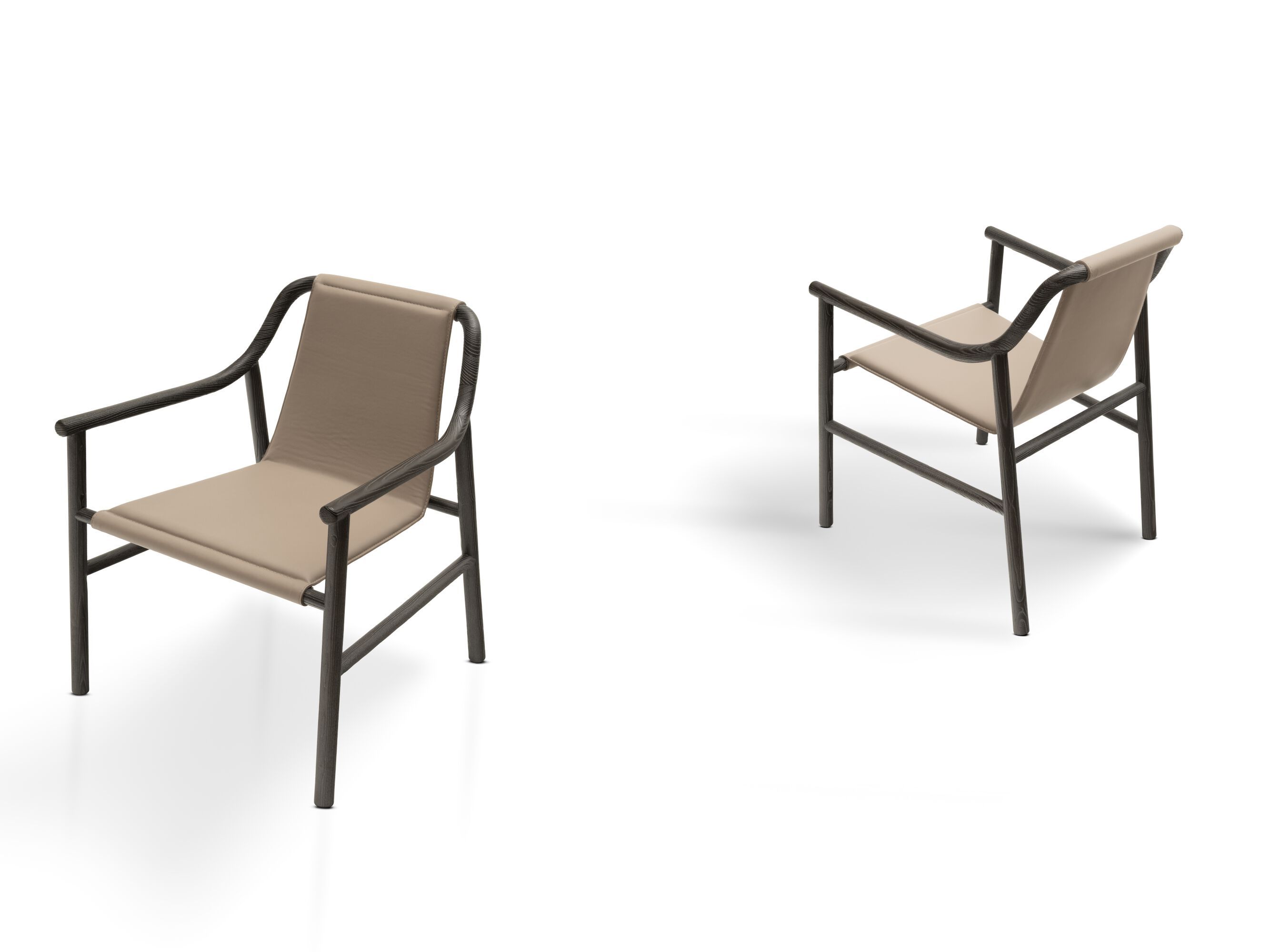 Кожаный стул с подлокотниками Enne ALVA ARCH-00077388 - Вид №1