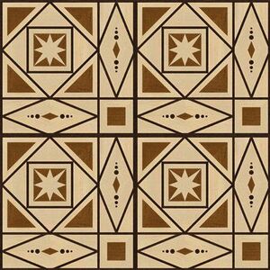 Художественный паркет Da Vinci Щитовой 26-109 Дуб (Гладкая) 500х500 мм.