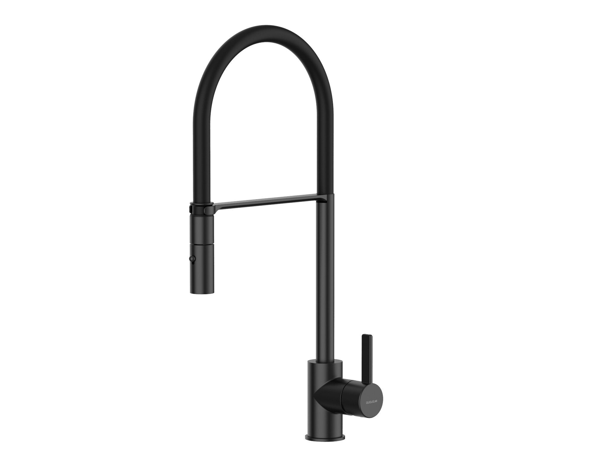 Однорычажный смеситель для кухни с выдвижным ручным душем GUGLIELMI RUBINETTERIE Rialto ARCH-00046243 - Вид №2