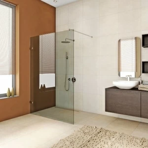 Душевая перегородка в нишу 130x200 GK-861NAITL стекло прозрачное 6 мм GUTEWETTER TREND DOOR