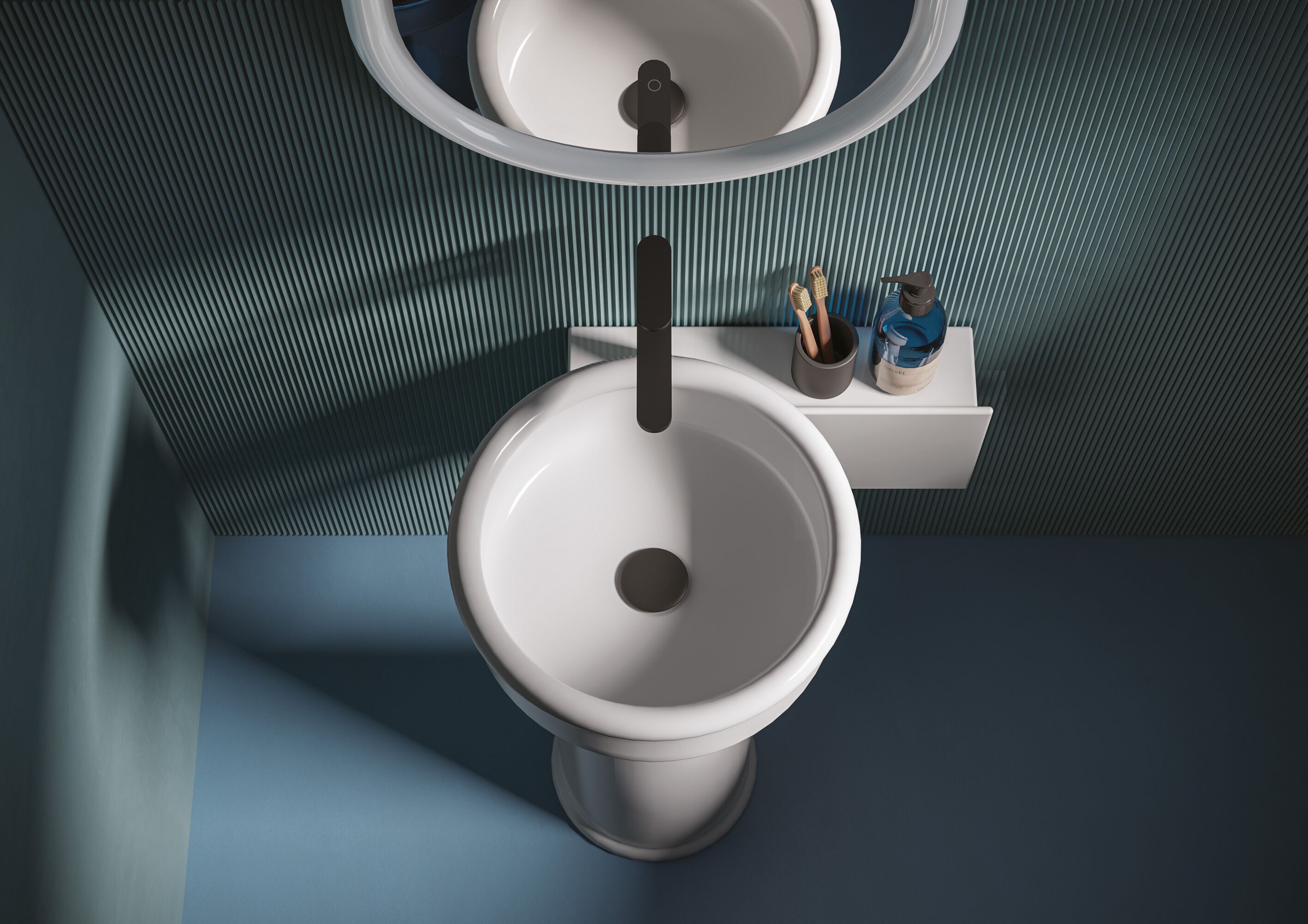 Керамическая полка для ванной комнаты ArtCeram PASSEPARTOUT ARCH-00098224 - Вид №3