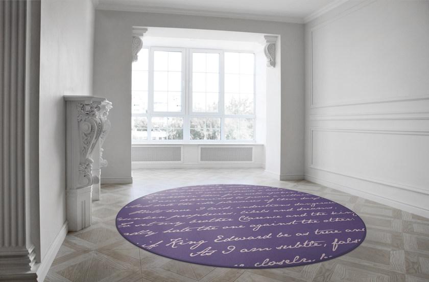 Mineheart Круглый коврик с рисунком из полиамида  Acc/109  - Вид №1