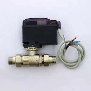 Кран шаровой с разъемными соединениями НН двухходовой MODULO COMPACT с сервоприводом EMMETI 3/4"