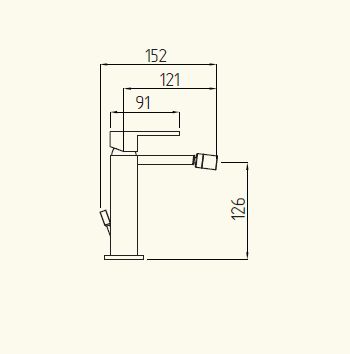 Смеситель MIGLIORE Kvant 25397 для биде sun-id-686467 - Вид №1