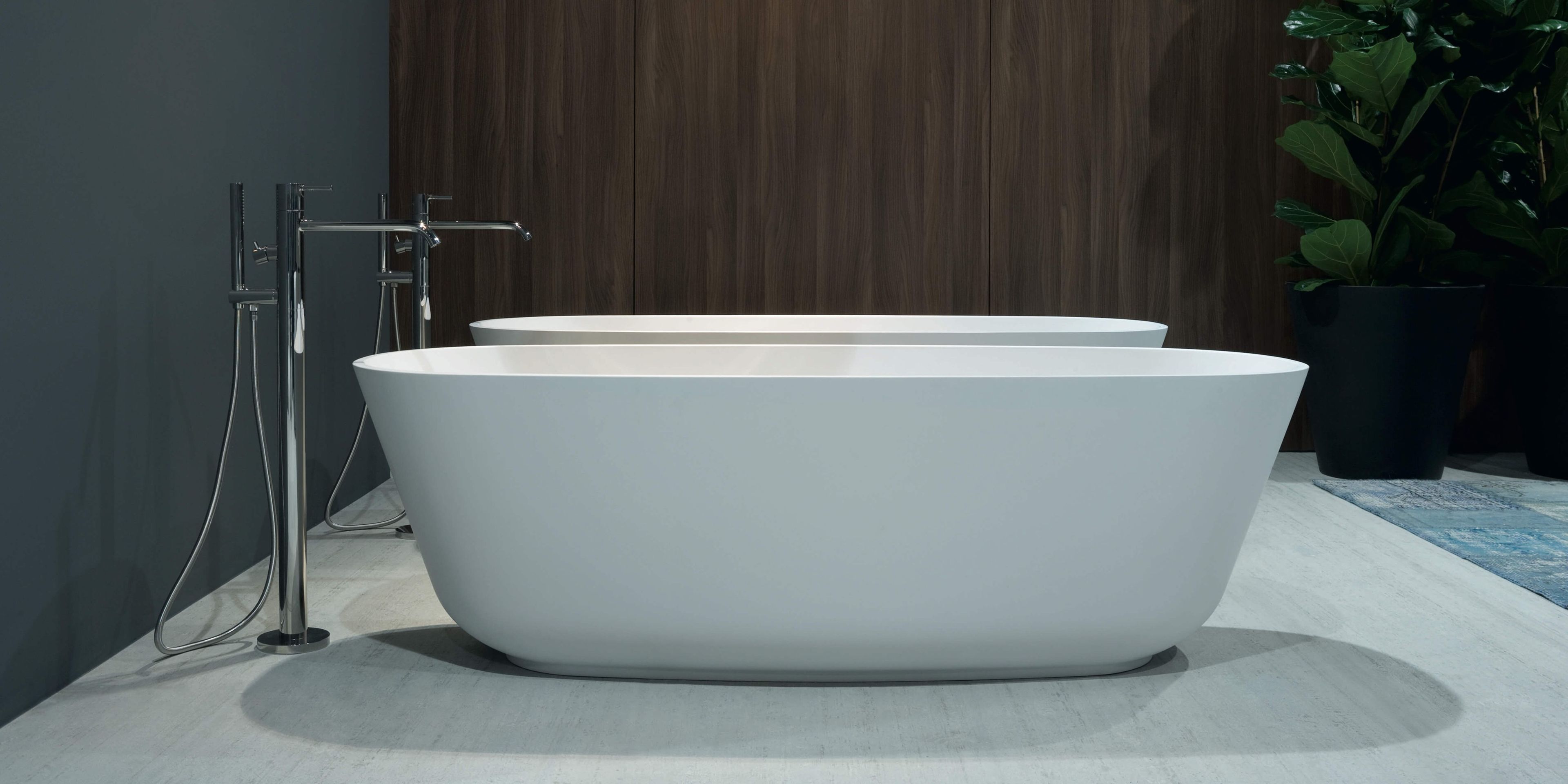 Овальная ванна Cristalplant® Antoniolupi BAÌA ARCH-00008069 - Вид №2