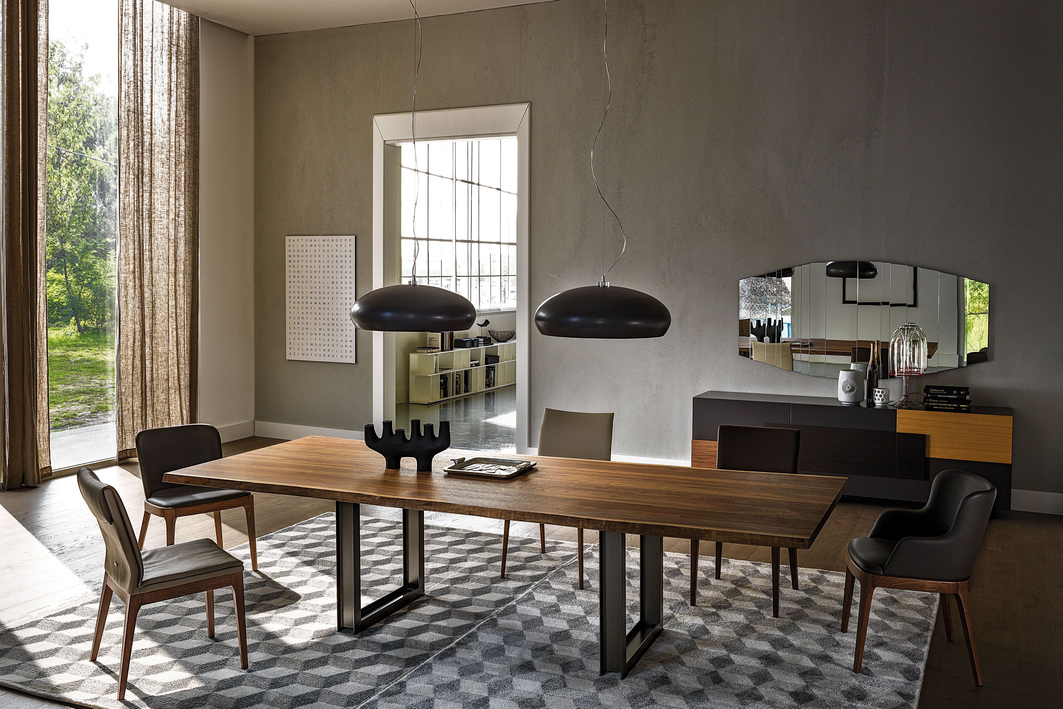 Деревянный прямоугольный стол Cattelan italia SIGMA ARCH-00085316 - Вид №1