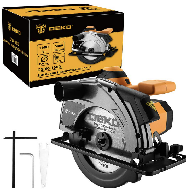Пила дисковая DEKO CSDK-1600 5601884 STDN-0054917 - Вид №3