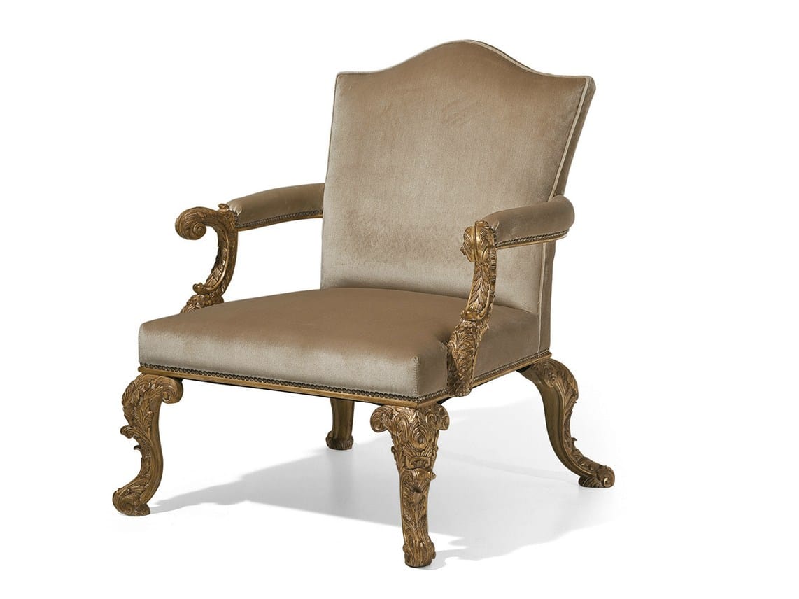 Тканевое кресло с подлокотниками OAK Галерея ARCH-00082264