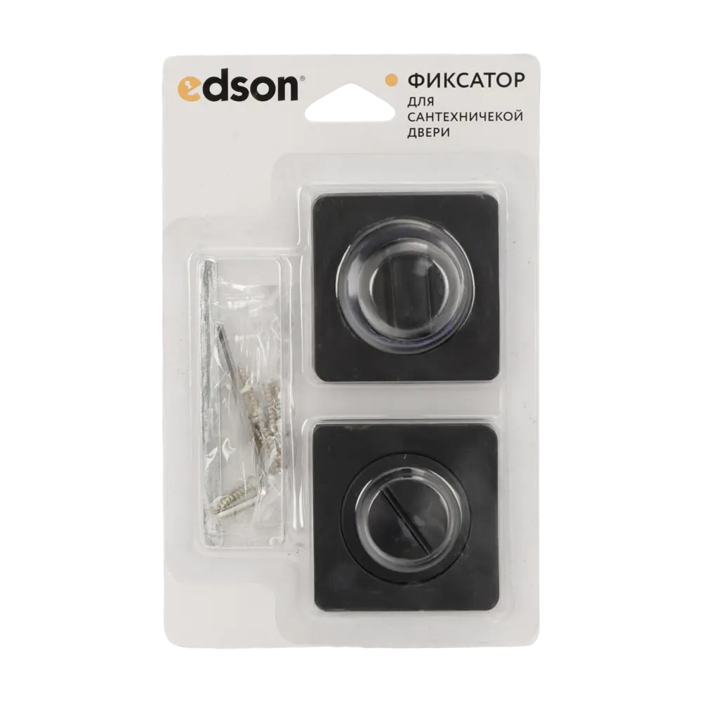 Завертка дверная Edson EDS-WC-QR1 алюминий цвет черный 89456879 STLM-2205294  - Вид №2