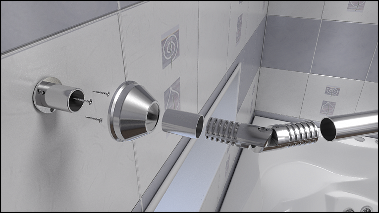 КЗ00007 Карниз Bas Лагуна Santreyd - Вид №3