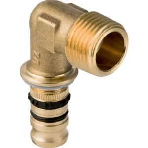 GEBERIT 612.253.00.5 Переходной угольник Geberit Mepla 90°, с наружной резьбой