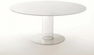 Glas Italia Круглый хрустальный стол Hub
