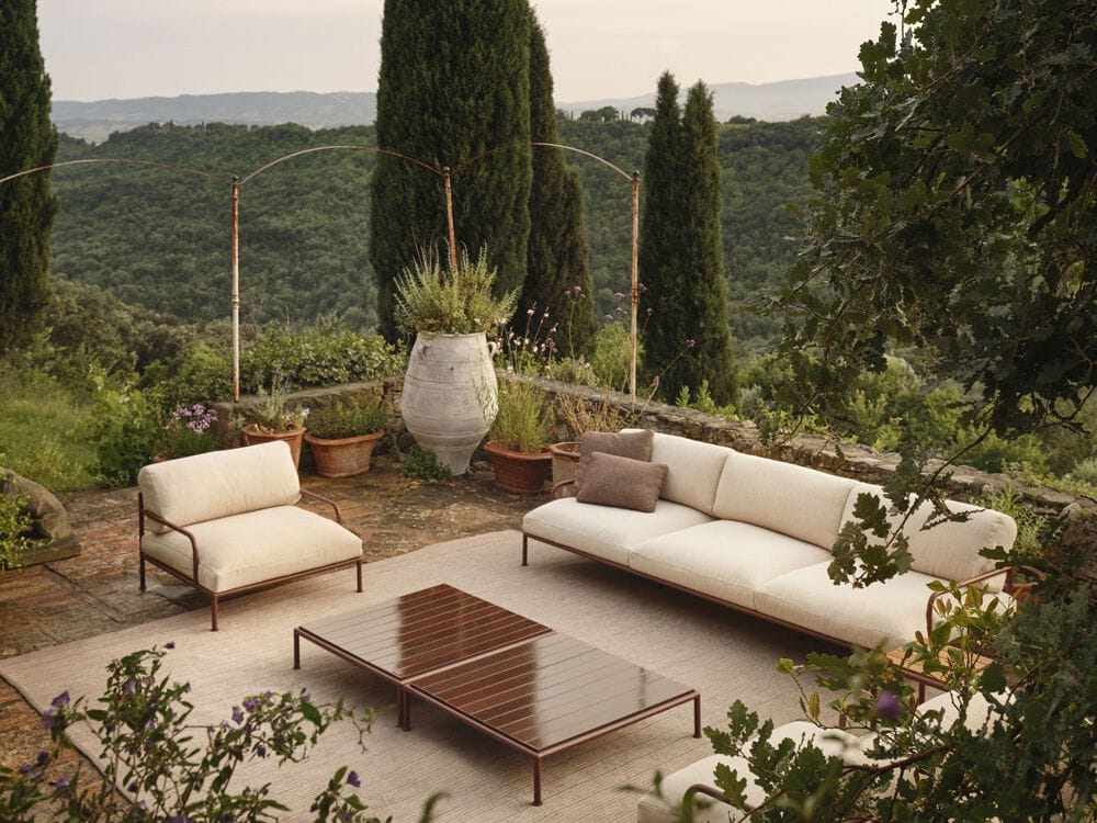 Тканевый садовый диван с подлокотниками FAST Roè ARCH-00069890 - Вид №8