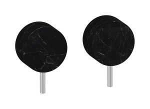 Встроенный смеситель для душа на 2 отверстия на 1 потребителя. WE ARE IB mr400ss_2 Brushed Nickel Marmo