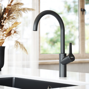 DX310720300 смеситель для кухни черный Damixa Eclipse